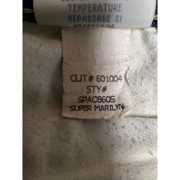 Robin's Jeans Super Marilyn Wings Straight Denim Blue Jeans Women's Size 26 - Picture 12 of 15